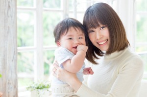 portrait of young asian family lifestyle image